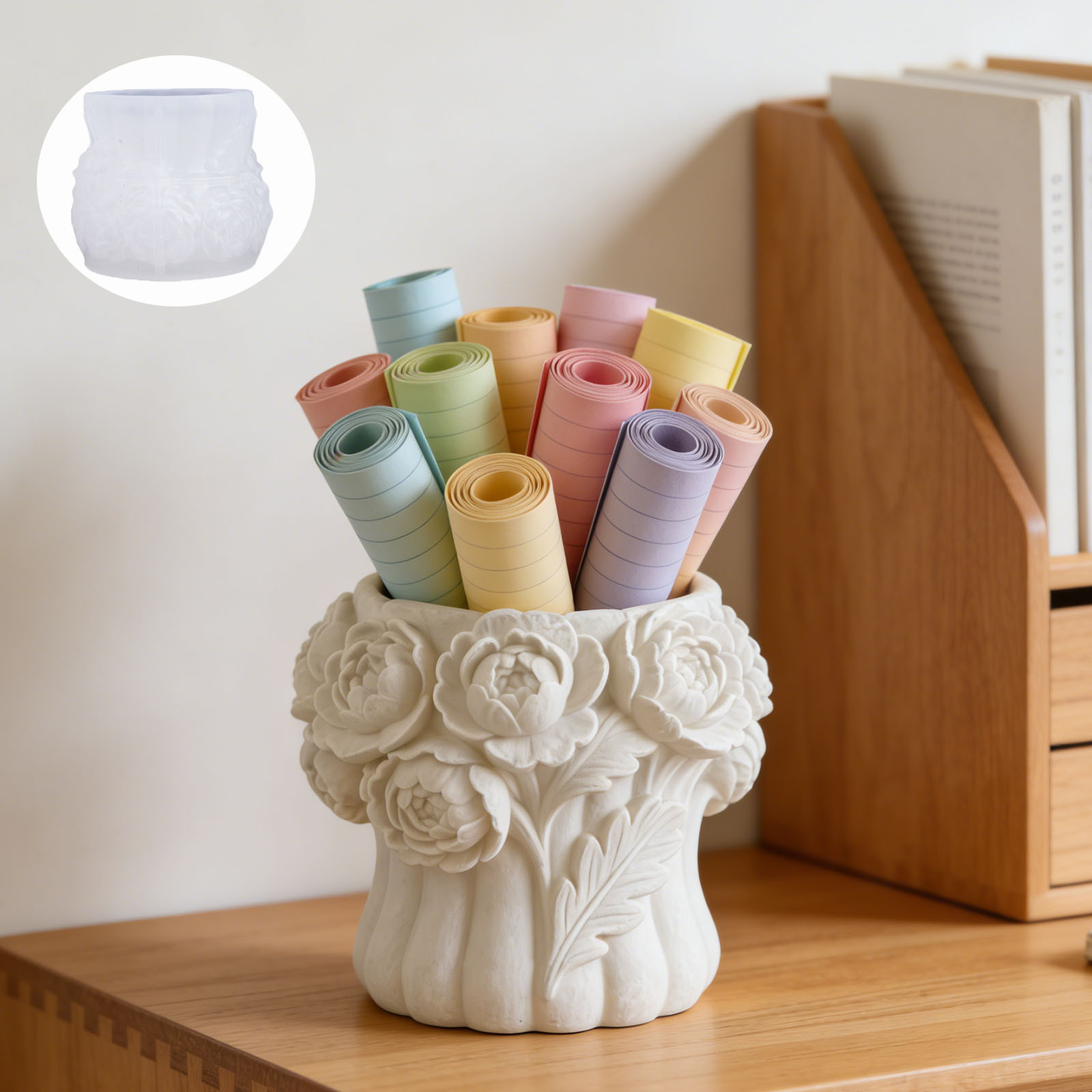 3D Rose Flower Vase Silicone M - Potsticker Mold review and price