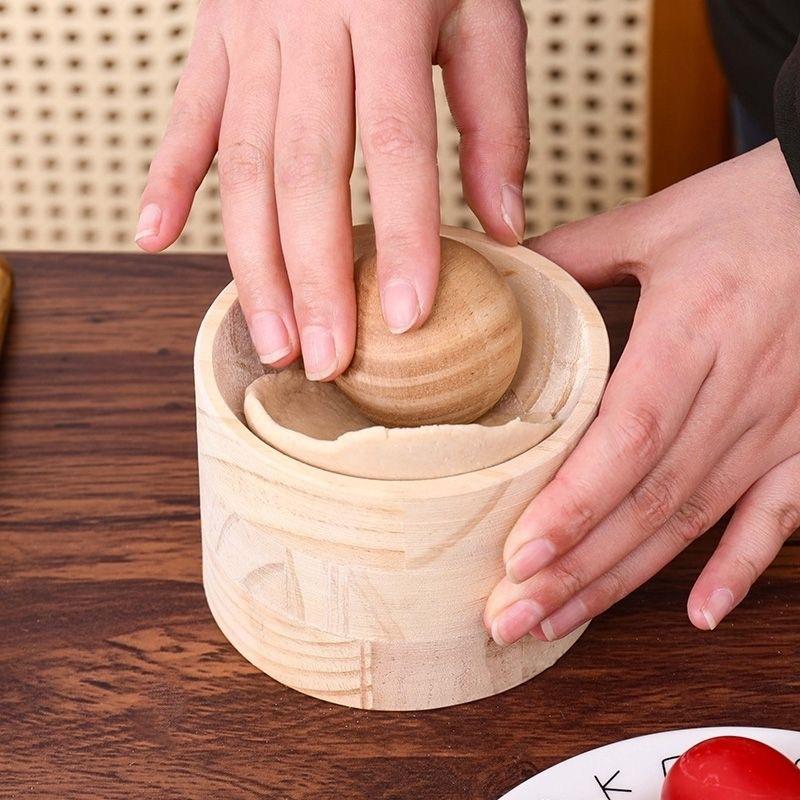 1 Set Wooden Dumpling Maker -  - Dumpling Press Set review and price