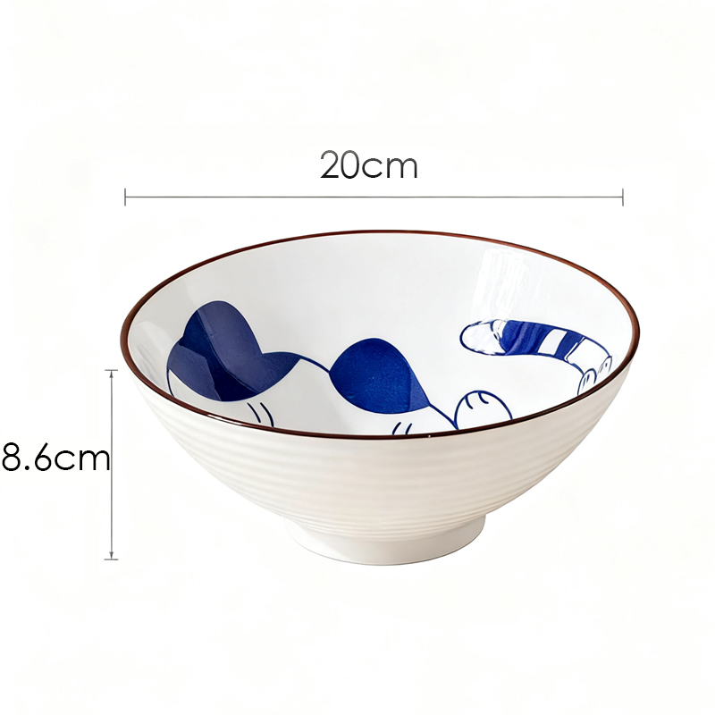 1200ML Ceramic Ramen Bowl Japa - Dim Sum Basket review and price