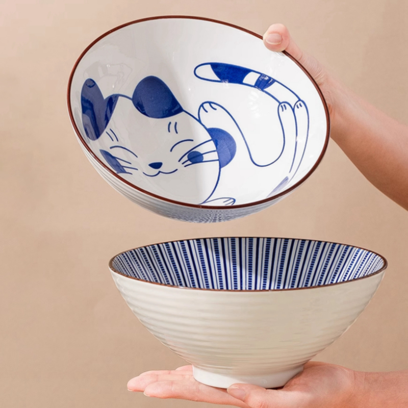 1200ML Ceramic Ramen Bowl Japa - Dim Sum Basket review and price