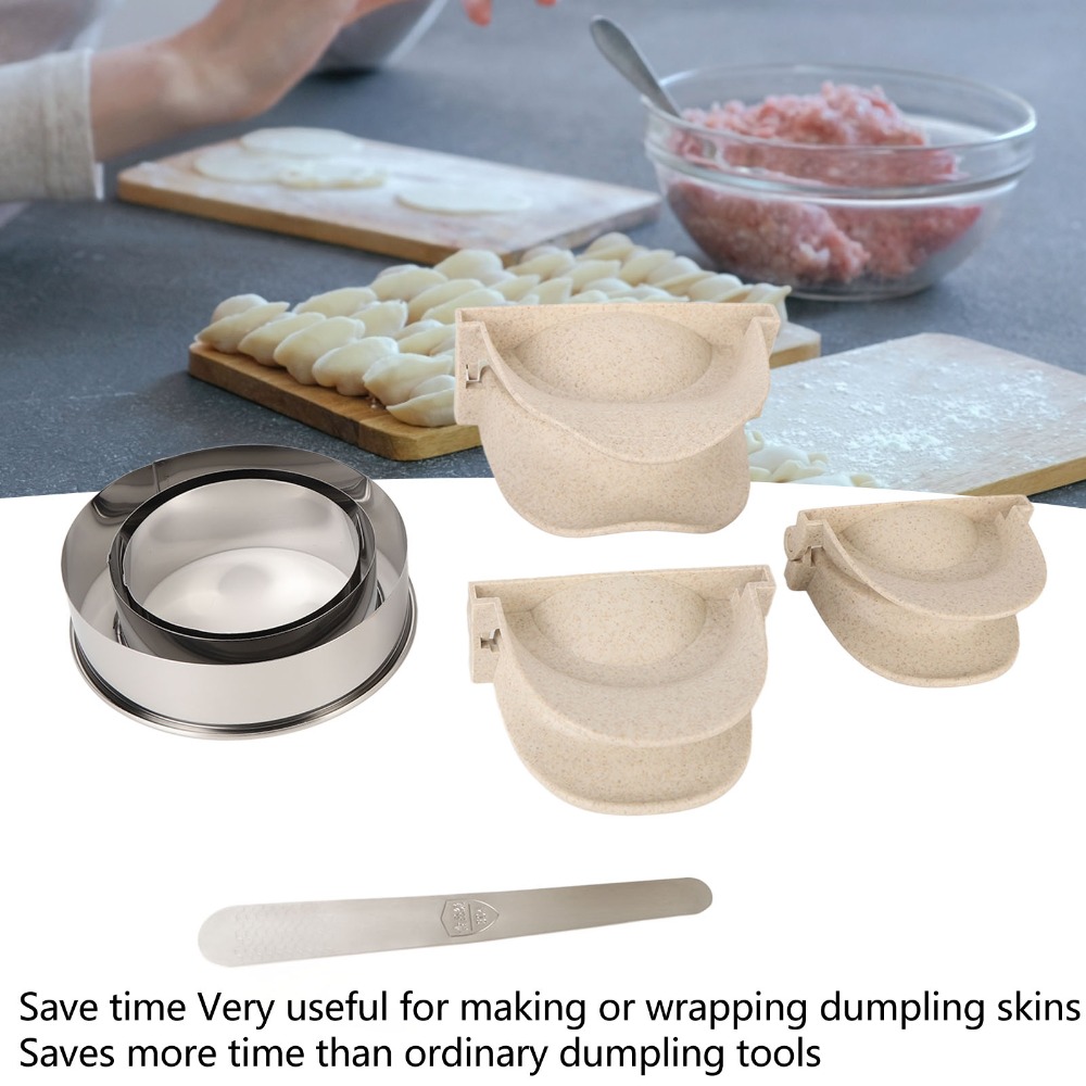 Plastic Stainless Steel Dumpli - Dumpling Press Set review and price