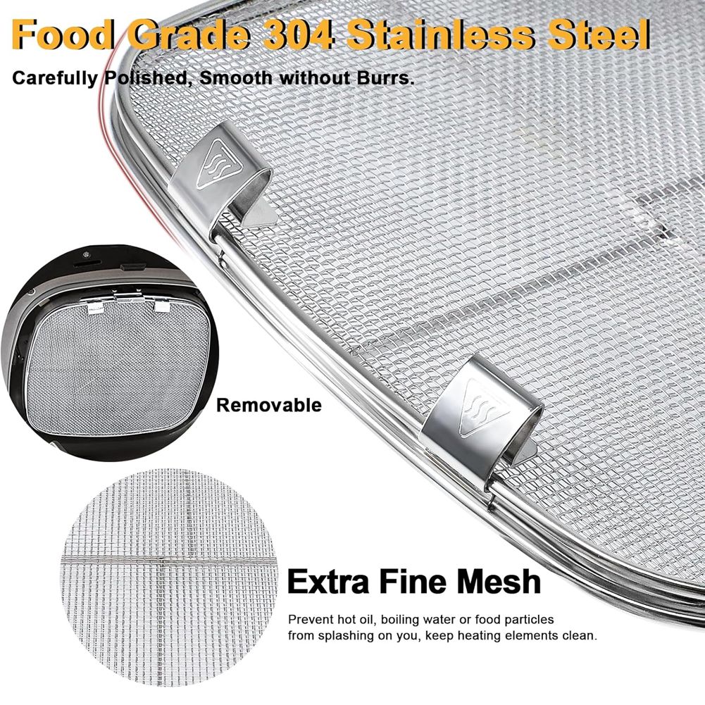 M02K-Stainless Steel Splatter  - Ninja Air Fryer Af101 review and price