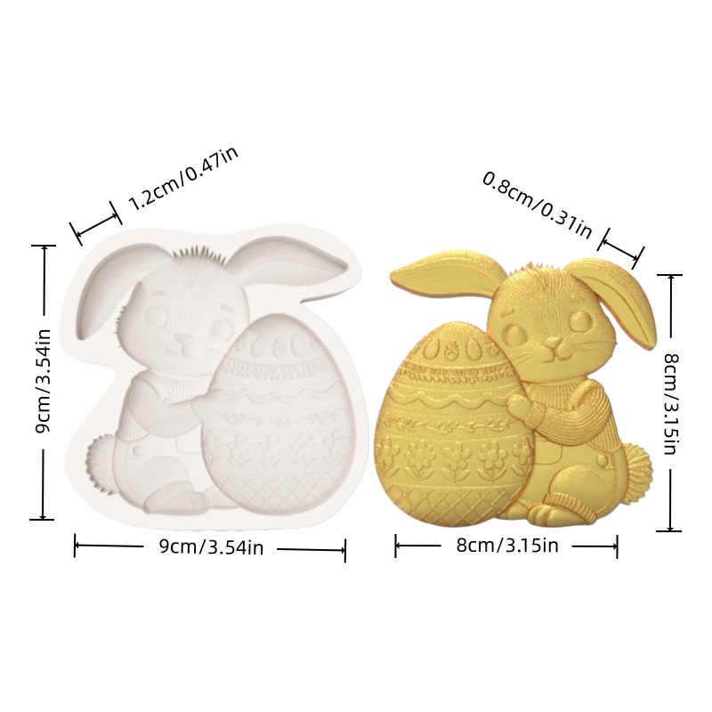 Easter Egg-Holding Bunny Silic - Bunny Cake Mold review and price